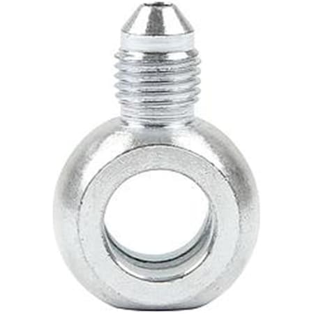 Allstar Performance -3 AN Male to 0.43 in.-20 Banjo Fittings; Nickel Plated, 2PK ALL50062